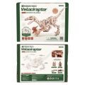 RoboTime Mechanisches 3D-Puzzle aus Holz Velociraptor